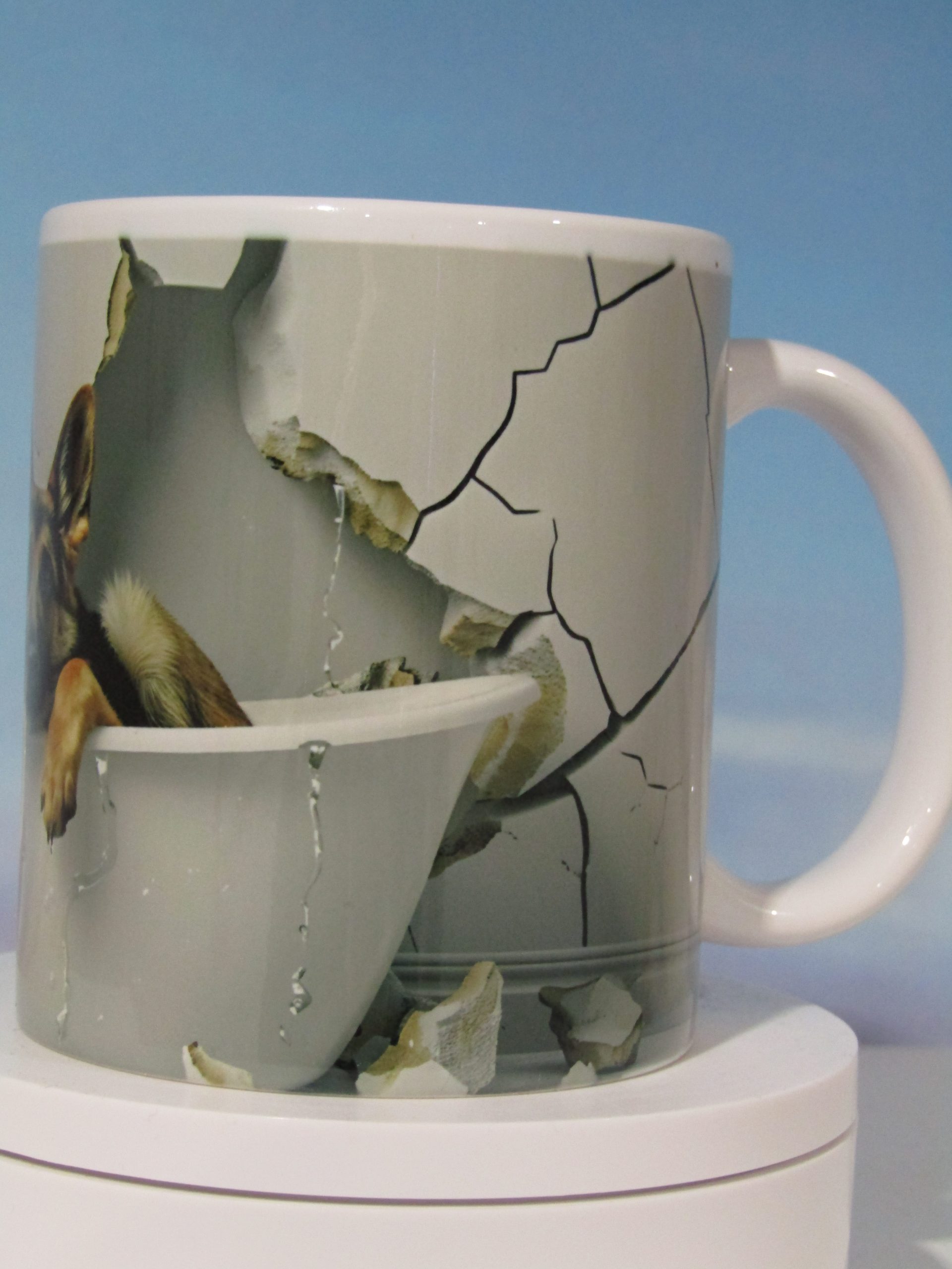 Mugs Chien Berger Allemand dans baignoire CBAB_2025_01 – Image 4