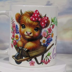 Mugs Anniversaire, Vachette, brouette souhait en Alsacien AAVBR_2025_01